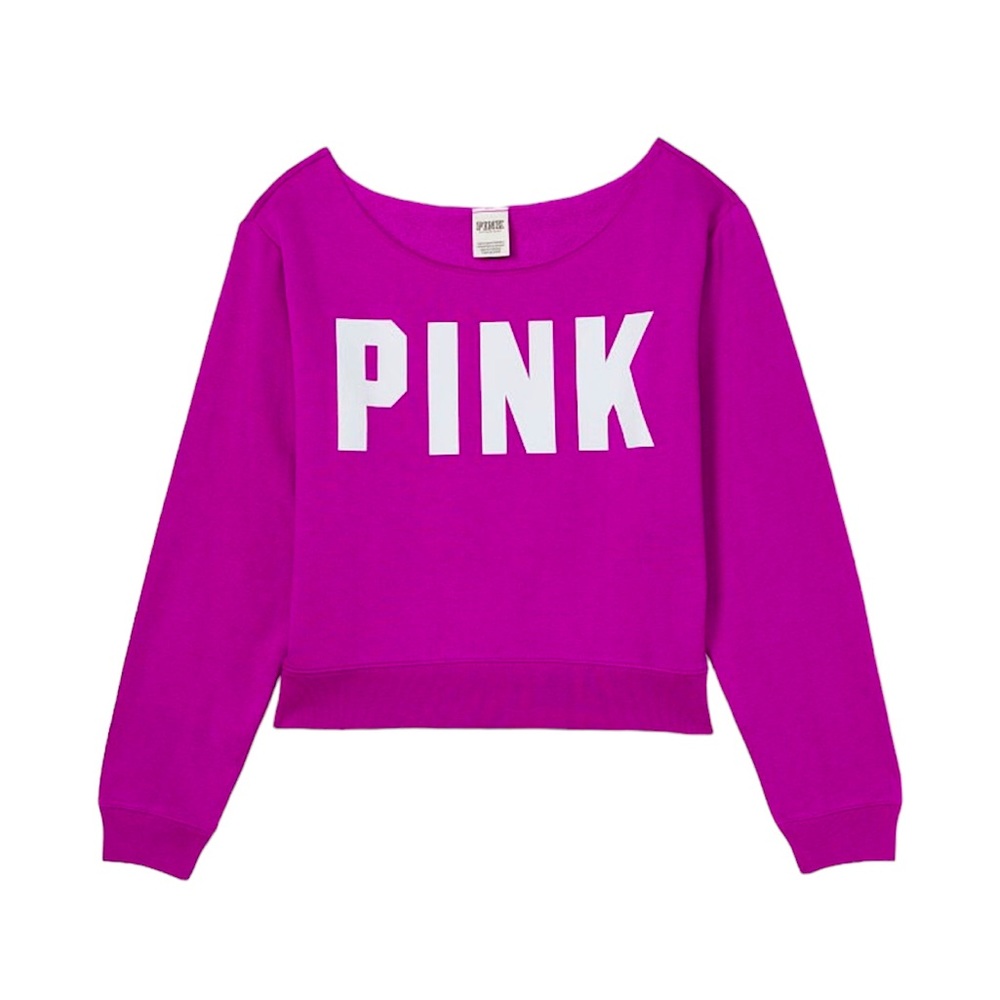 Victoria Secret Pink Brand New Couture Fuchsia Pullover